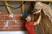 Fence tapered roof insulation